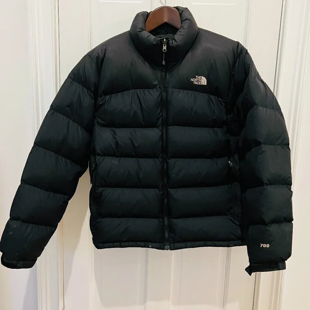 North Face Large Mens Retro 96 Nuptse 700 Down Winter Puffer Jacket Black Coat